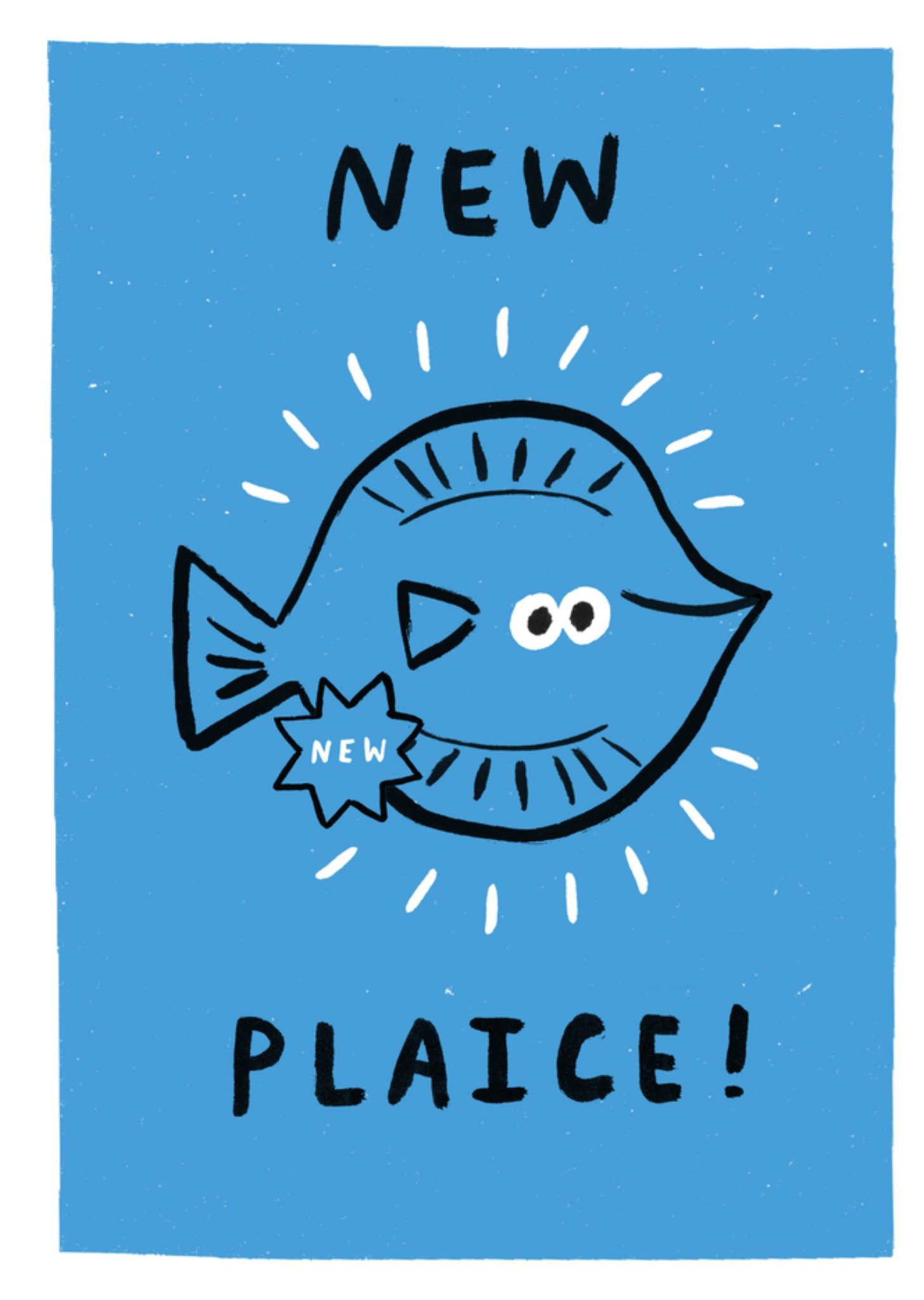 Moonpig New Plaice New Home Pun Card