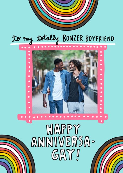 Angela Chick LGBTQ+ Anniversary Photo Upload Card