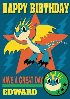 How To Train Your Dragon Stormfly Birthday Card