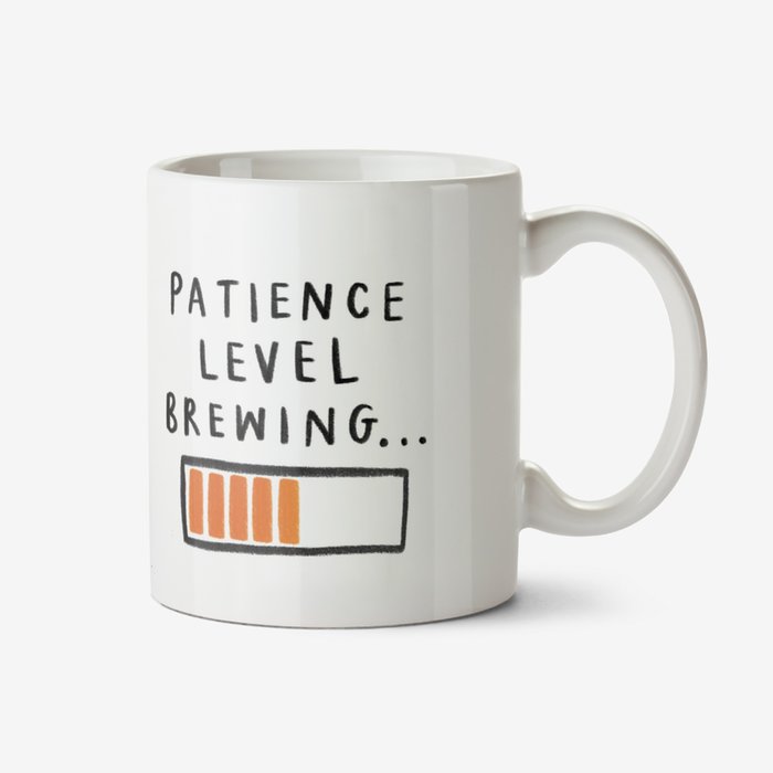 Cheeky Patience Level Brewing Loading Bar Thank You Teacher Mug