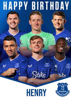 Everton Birthday Card