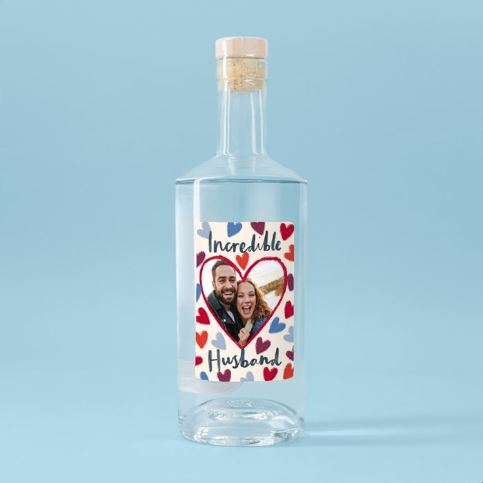 Personalised Incredible Husband Gin 70cl