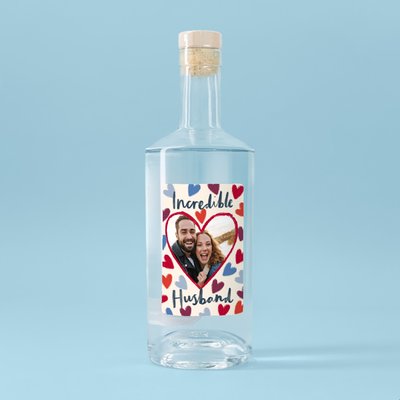 Personalised Incredible Husband Gin 70cl