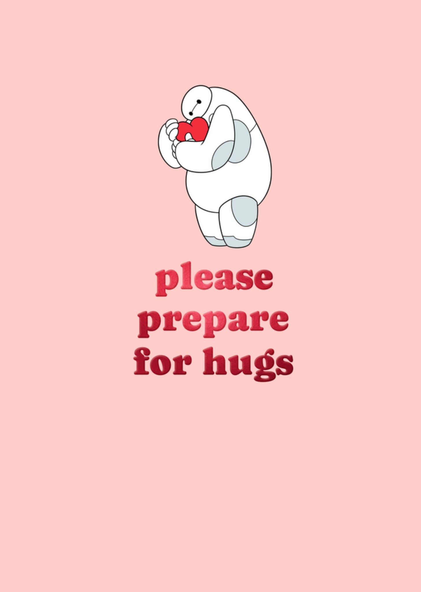 Disney Big Hero 6 Baymax Please Prepare For Hugs Card