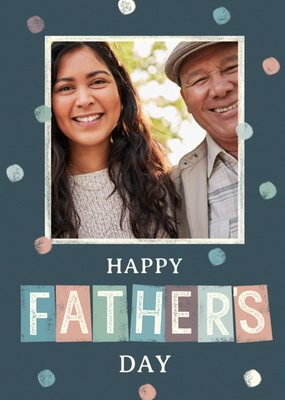 Happy Father's Day Photo Upload Card