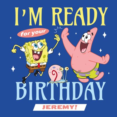 SpongeBob SquarePants Birthday Card  