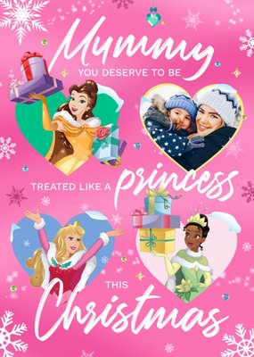Disney Princess Mummy Treated Like A Princess This Christmas Photo Upload Card