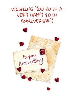 Personalised 20th Anniversary Card