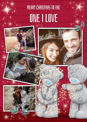Me To You Tatty Teddy Photo Upload Christmas Postcard To The One I love