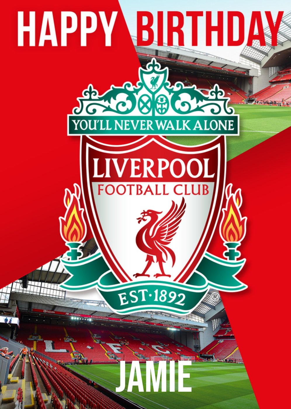 Liverpool birthday cards hotsell