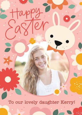 Scatterbrain Happy Easter To Our Lovely Daughter Photo Upload Easter Card