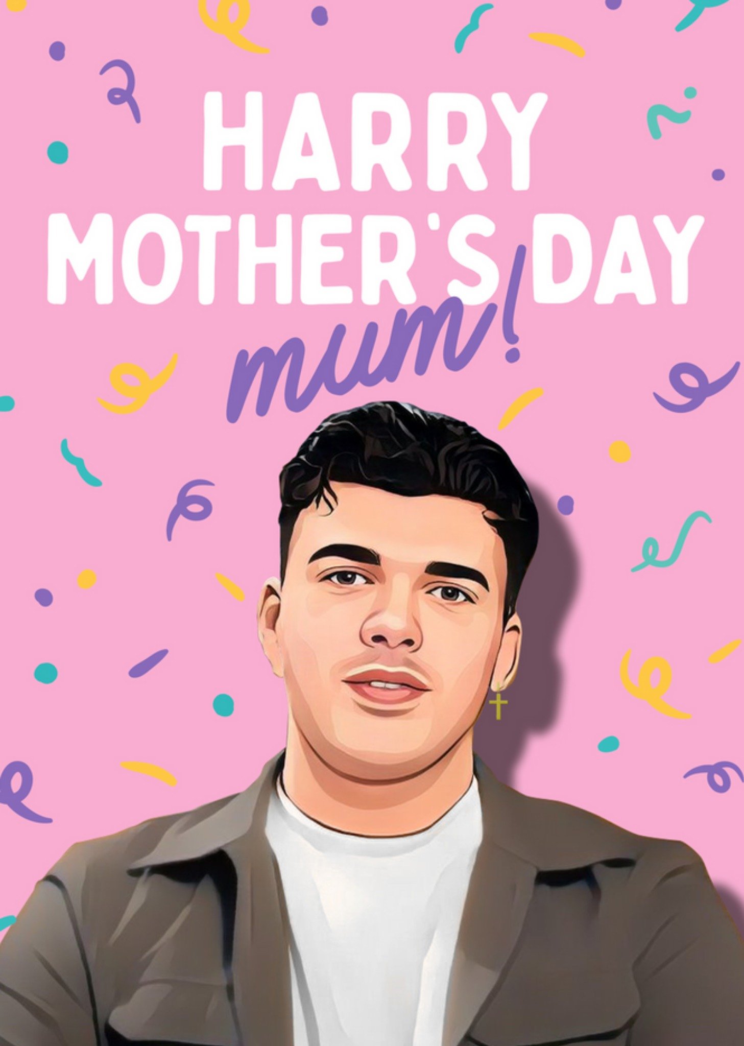 Moonpig Harry Mother's Day Mum Card, Large