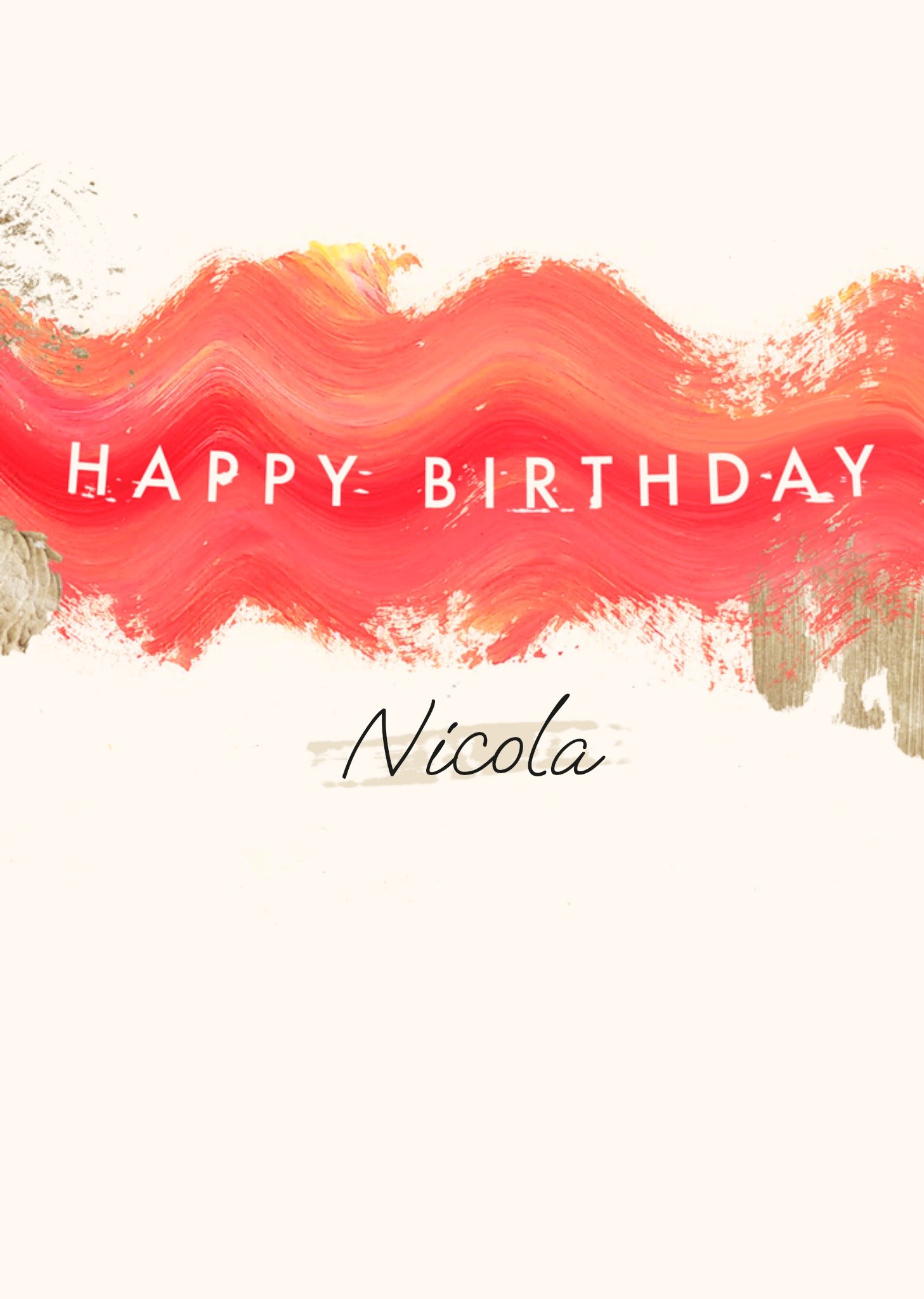 Moonpig Happy Birthday Card