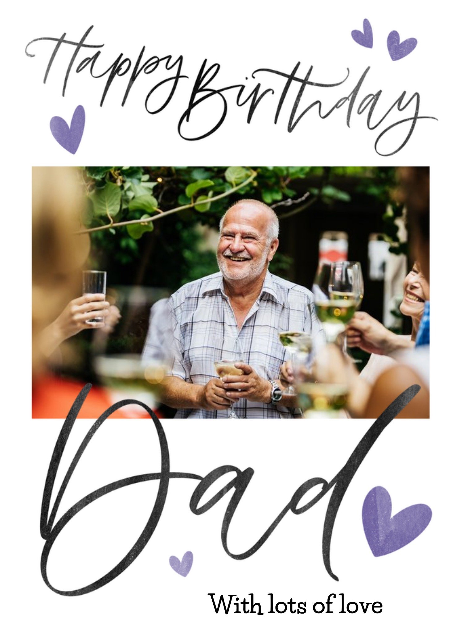Moonpig Allure Photo Upload Dad Birthday Card