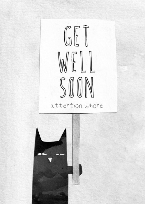 Biglietto D'auguri Get Well Soon – Meerkat – Brainbox Candy – 12×17 Cm Con Busta