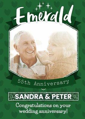 Emerald 55Th Anniversary Card