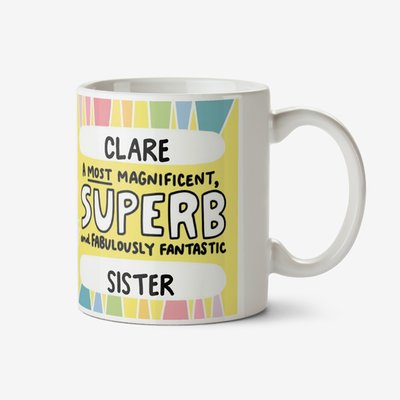 Fabulously Fantastic Funny Typographic Mug