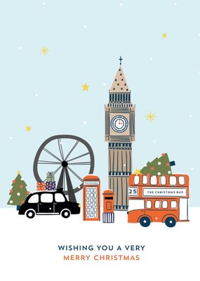 London Scene Christmas Card