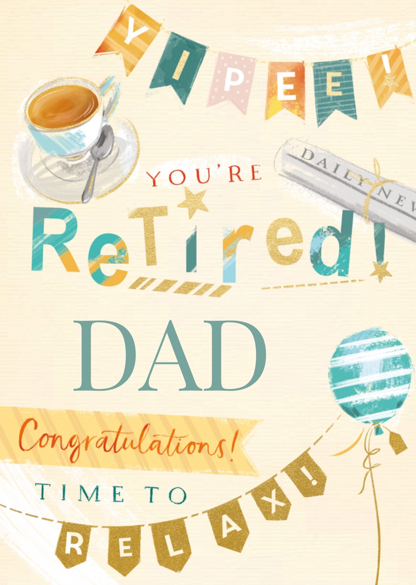 Ling Design Time To Relax Retirement Card Ecard