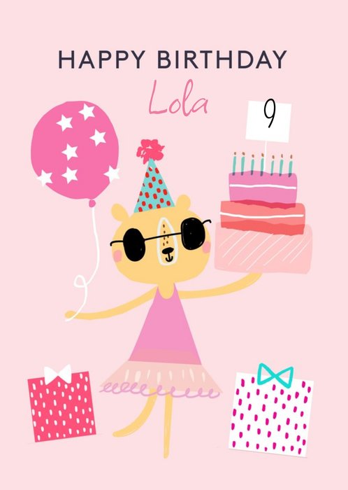 Party Oclock Personalised 9Th Birthday Card