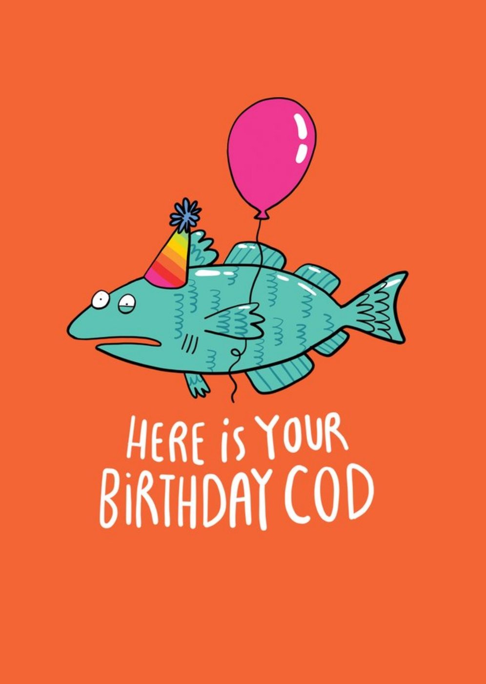 Funny Fishing Birthday Cards | Moonpig, image size:996x1400