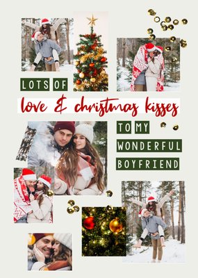 Wander Wonderful Boyfriend Photo Upload Christmas Card