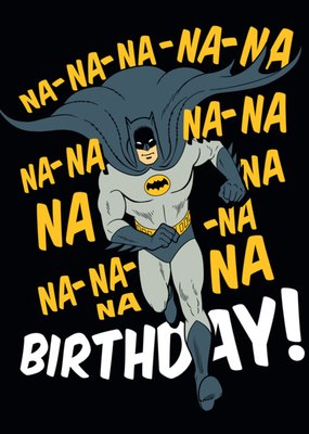 Batman Theme Tune Na Na Na Na Na Birthday Card From DC Comics