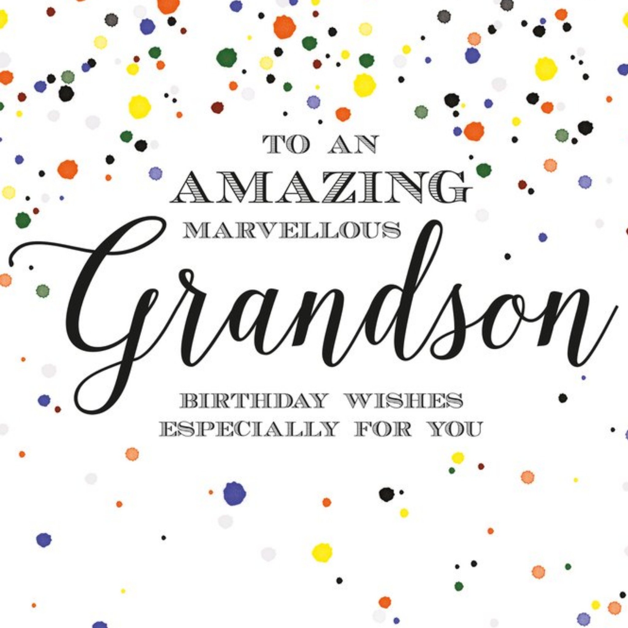 Moonpig To An Amazing Marvellous Grandson Card