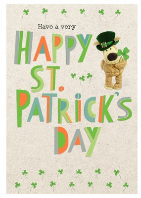 Boofle Have A Very Happy St Patrick's Day Card