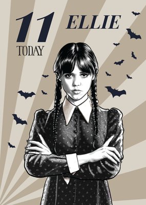 Wednesday 11 Today Birthday Card