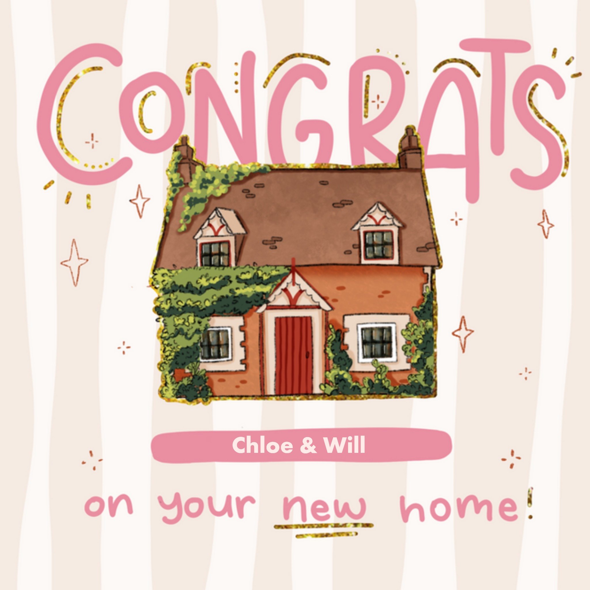 Moonpig Congrats On Your New Home Card, Large