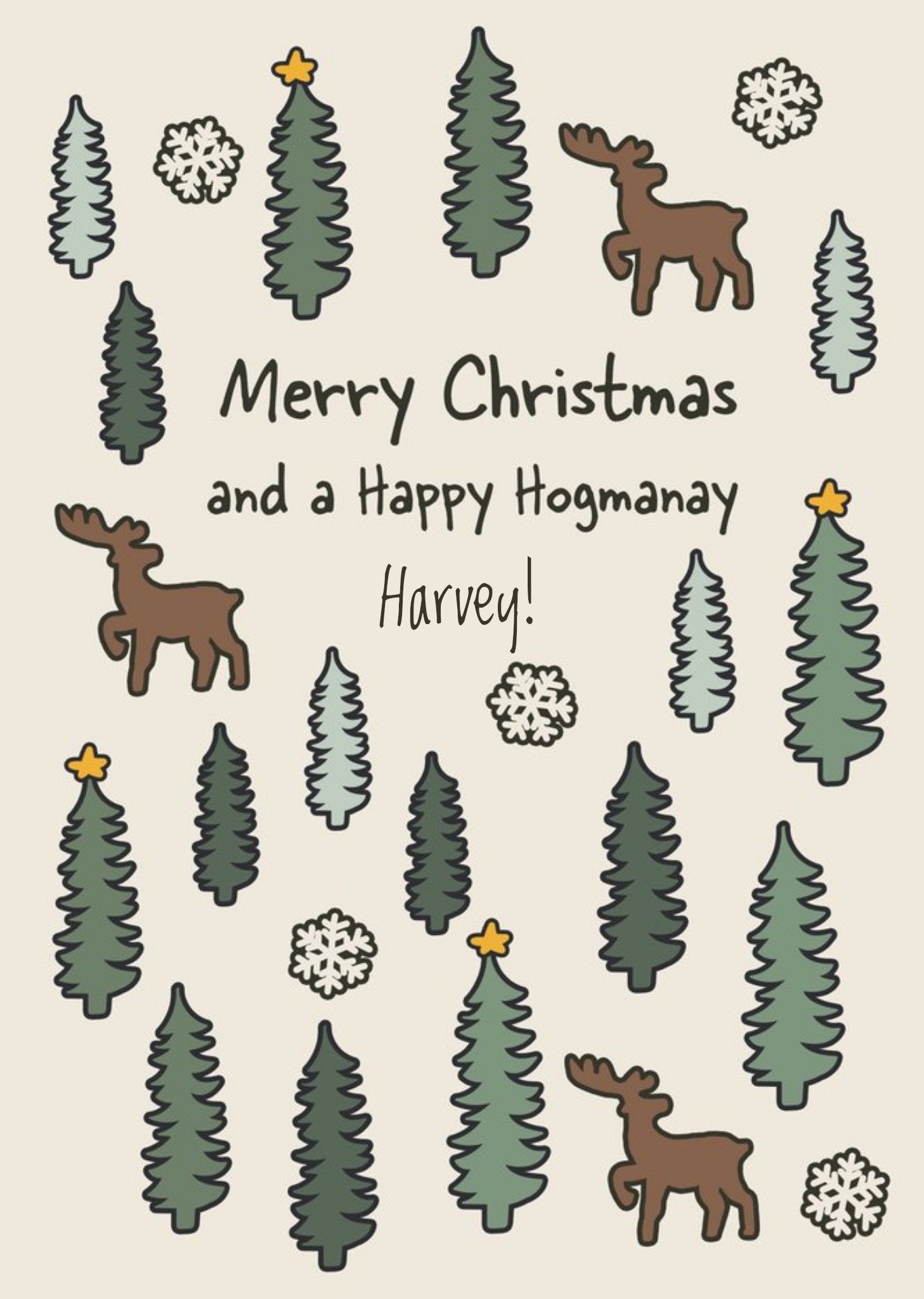 Moonpig Outdoor Adventure Illustration Christmas Card
