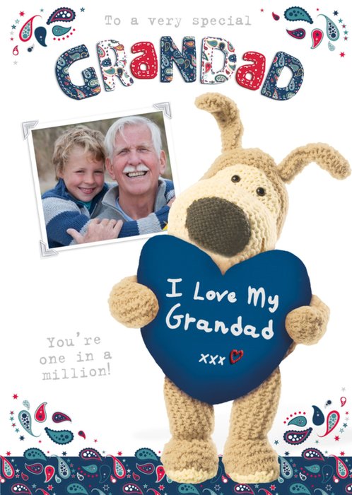 Boofle I Love My Grandad Card