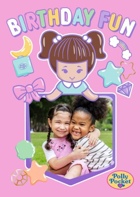Polly Pocket Fun Photo Upload Birthday Card