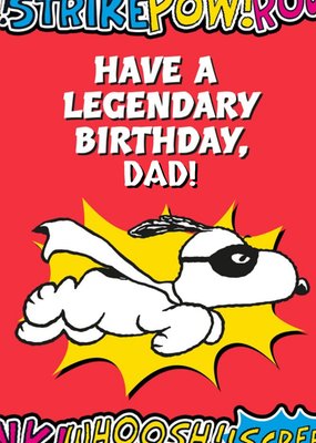 Peanuts Have a Legendary Birthday Card