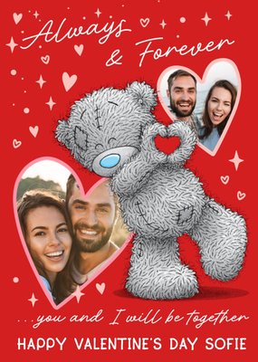 Tatty Teddy Always And Forever Photo Upload Valentine's Day Card