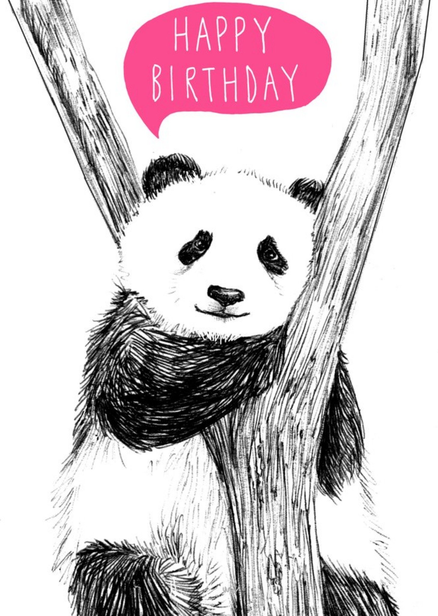 Moonpig Happy Birthday Panda Card