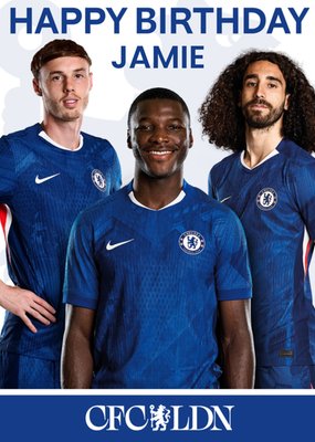 Chelsea FC Birthday Card