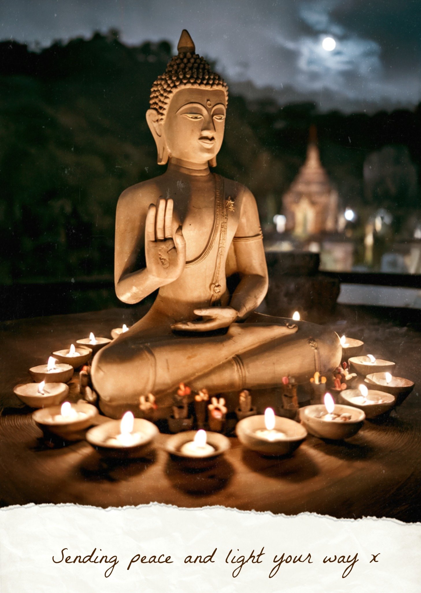 Moonpig Peaceful Buddha Vesak Card