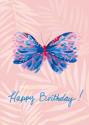 Happy Birthday Butterfly Card