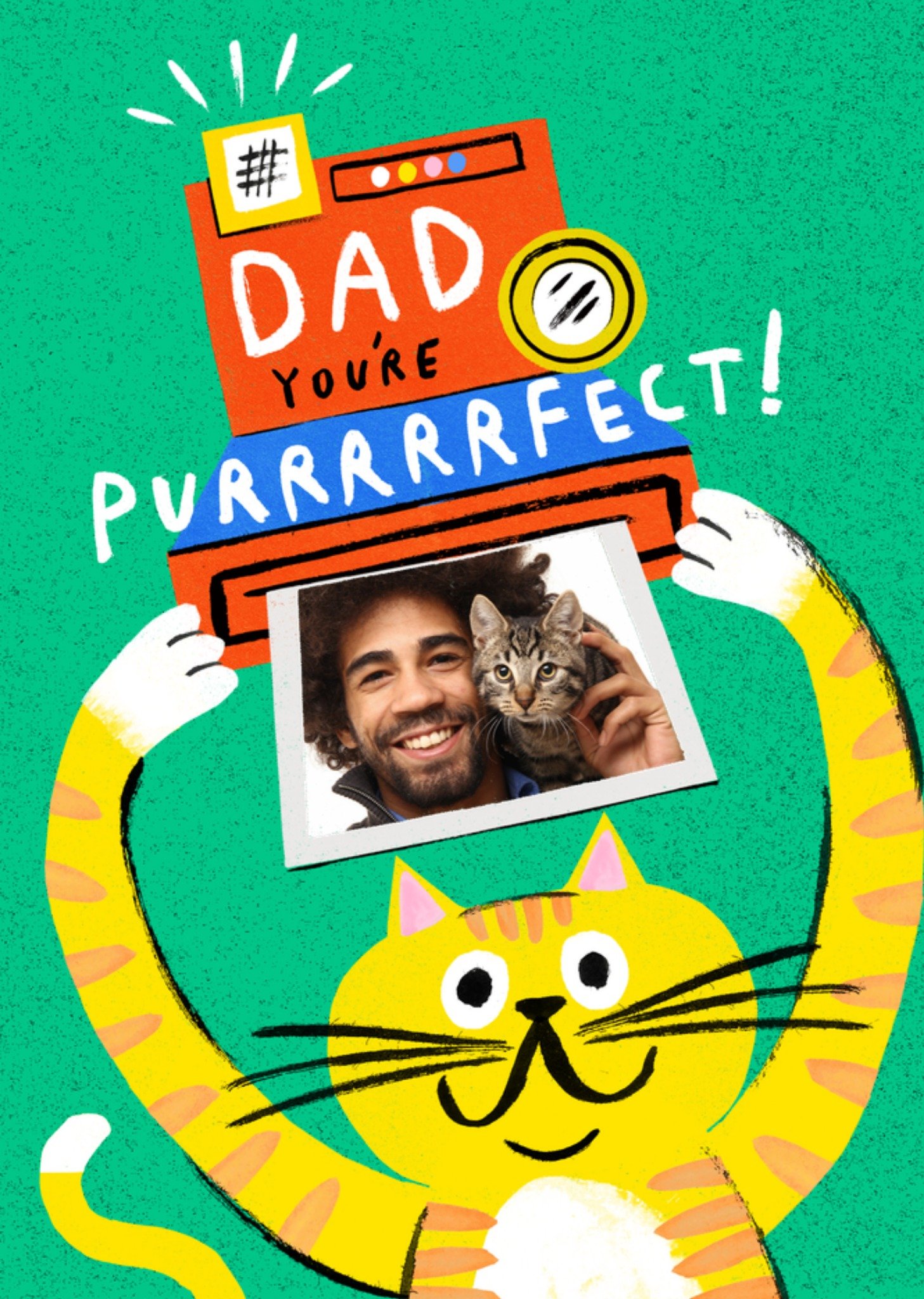 Moonpig You're Purrrrfect Photo Upload Card