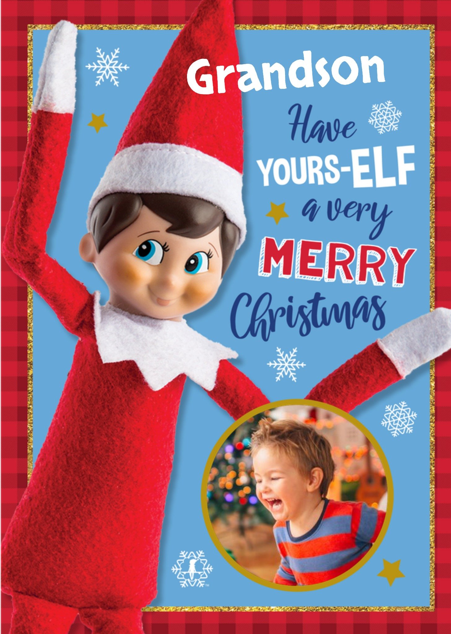 Other Elf On The Shelf Grandson Have Yours-Elf A Merry Christmas Card