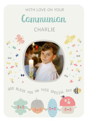 Little Acorns Photo Upload Communion Card