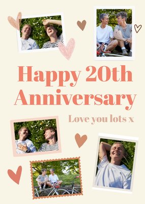 Photo Upload Anniversary Card