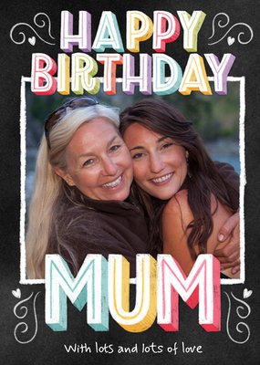 Photo Upload Happy Birthday Mum Card