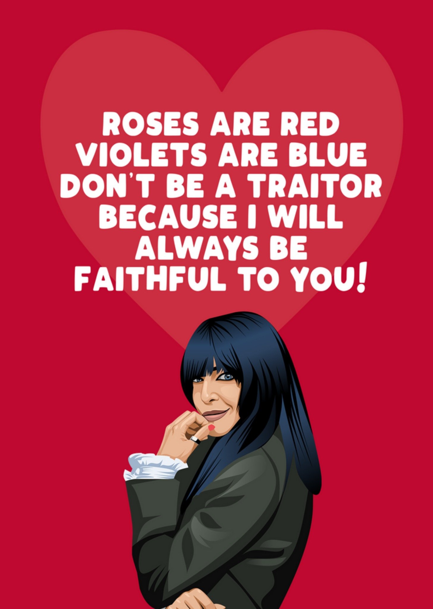 Moonpig Roses Are Red Violets Are Blue... Valentine's Day Card Ecard