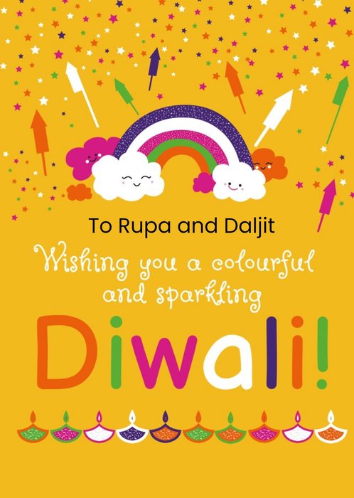 Colourful Diwali Card