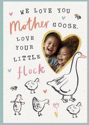 From Your Little Flock Photo Upload Mother’s Day Card