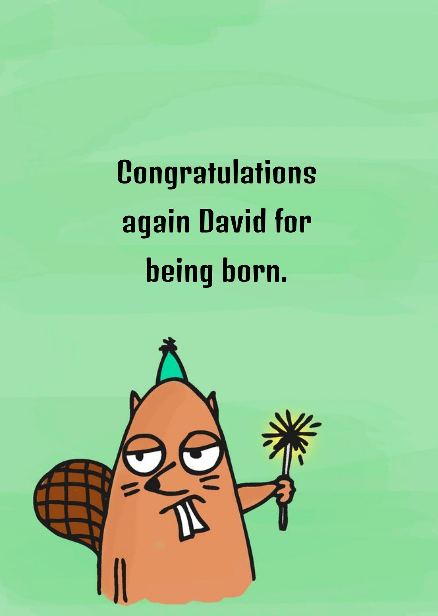 Moonpig Sarcastic Birthday Card