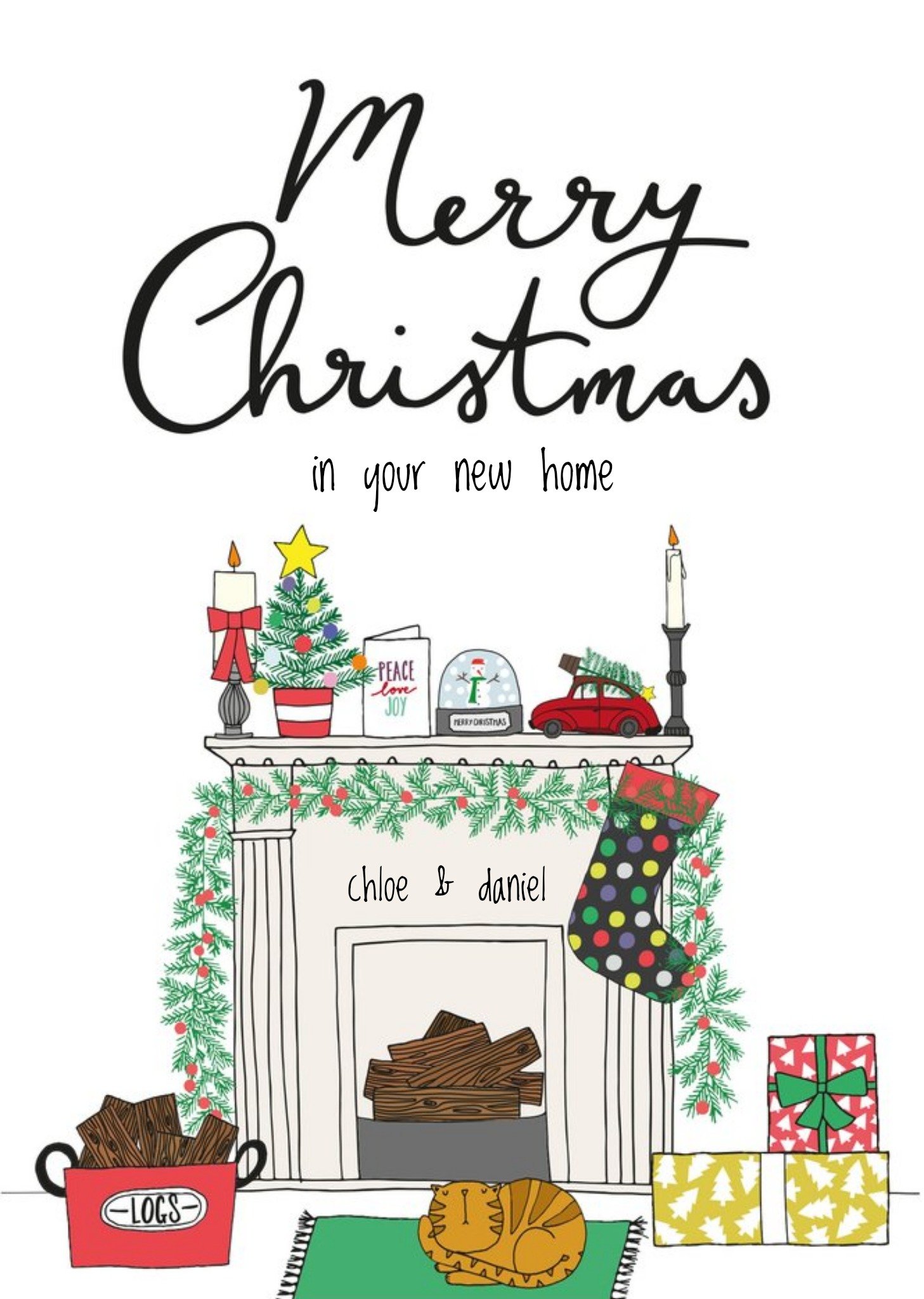 Moonpig Merry Christmas In Your New Home Card